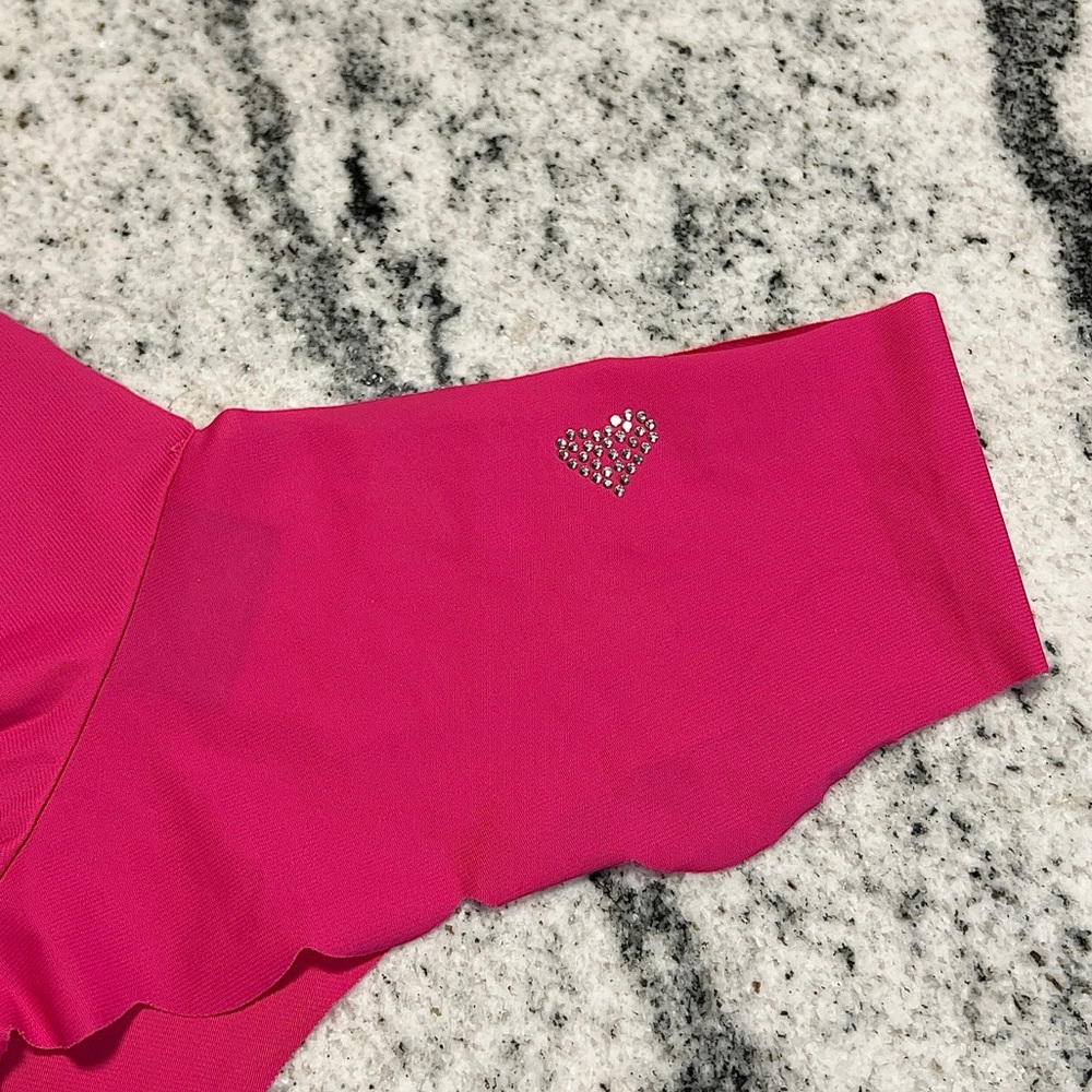 Victoria’s Secret Sexy little things pink Satin no show Hiphugger panties small - Picture 2 of 3
